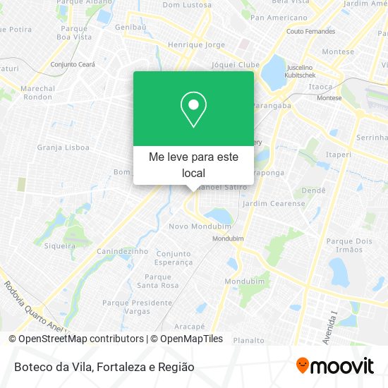 Boteco da Vila mapa