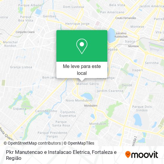 Pkr Manutencao e Instalacao Eletrica mapa