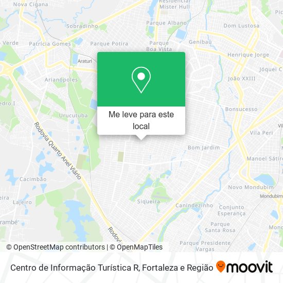 Centro de Informação Turística R mapa