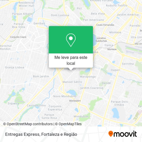 Entregas Express mapa