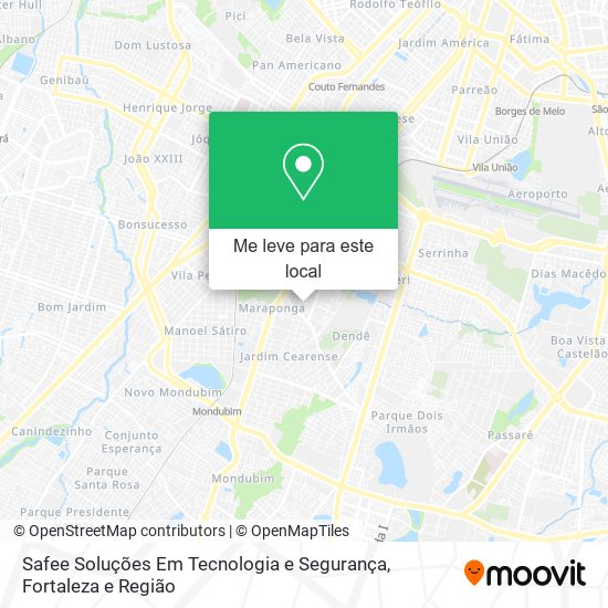Safee Soluções Em Tecnologia e Segurança mapa