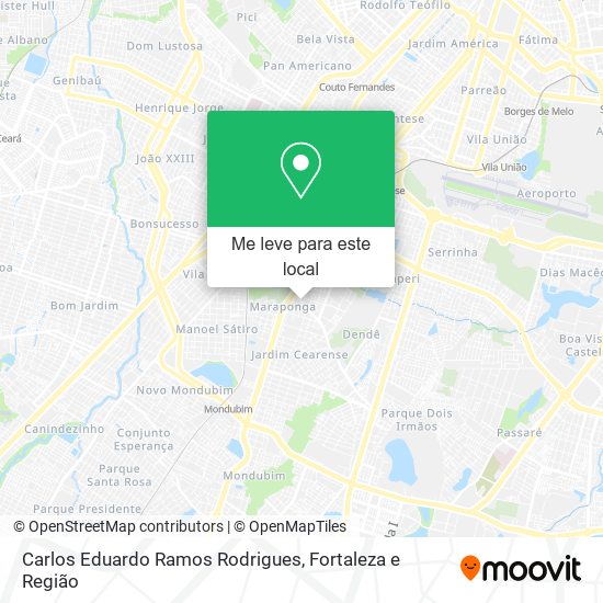 Carlos Eduardo Ramos Rodrigues mapa