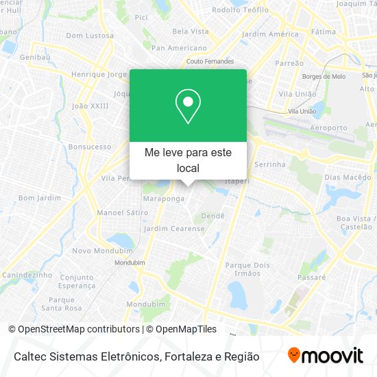 Caltec Sistemas Eletrônicos mapa