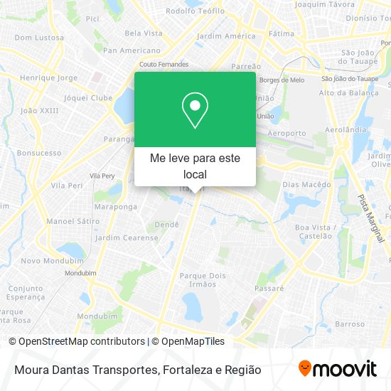 Moura Dantas Transportes mapa