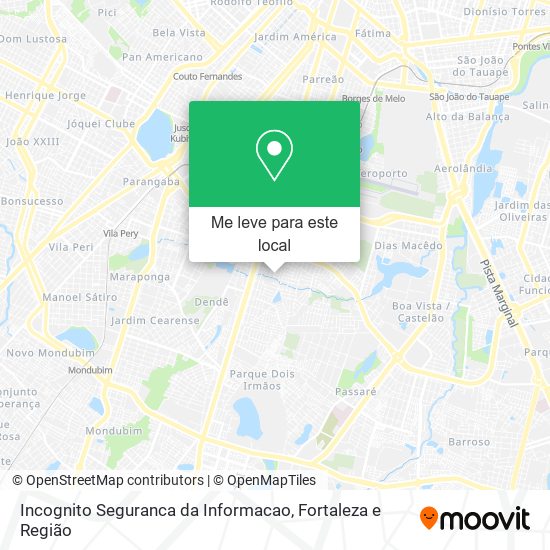 Incognito Seguranca da Informacao mapa