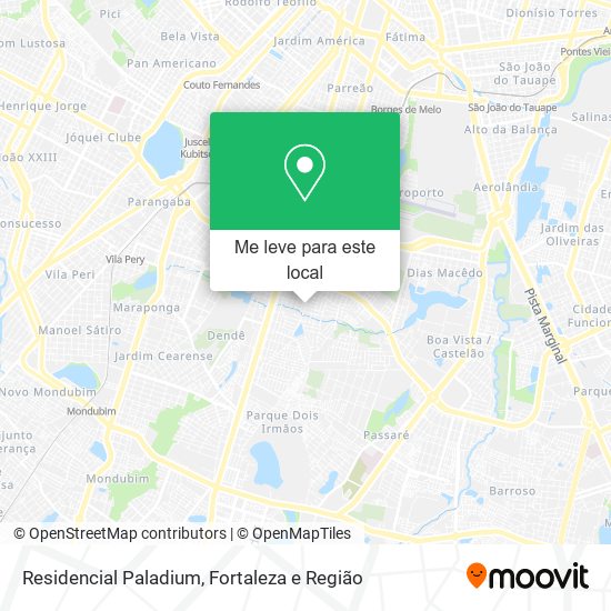 Residencial Paladium mapa