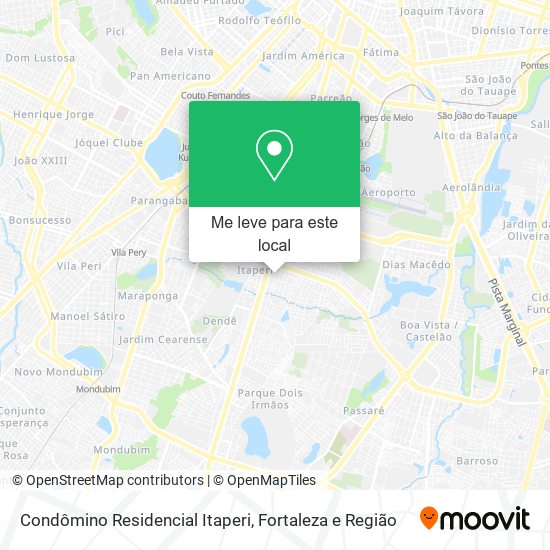 Condômino Residencial Itaperi mapa