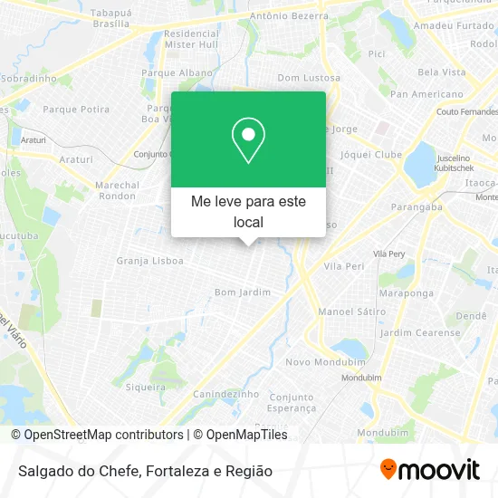 Salgado do Chefe mapa