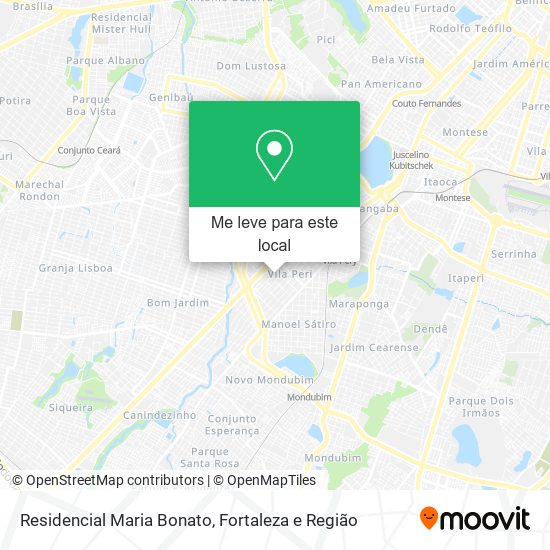 Residencial Maria Bonato mapa