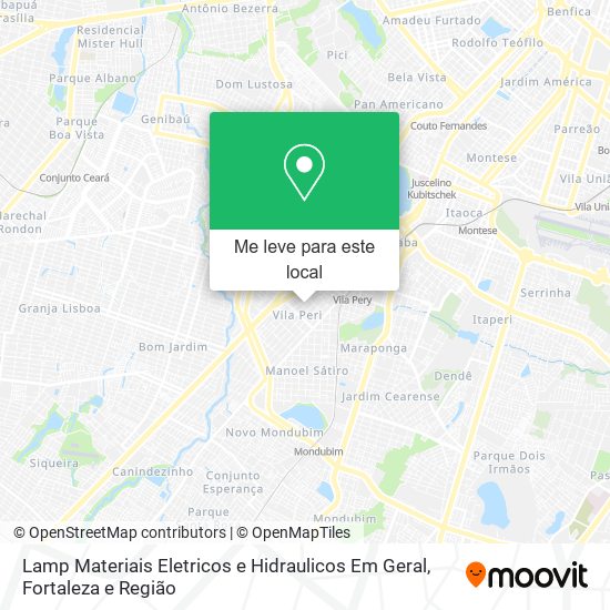 Lamp Materiais Eletricos e Hidraulicos Em Geral mapa