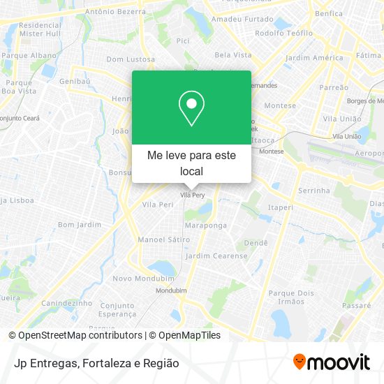 Jp Entregas mapa