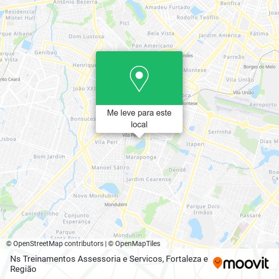 Ns Treinamentos Assessoria e Servicos mapa