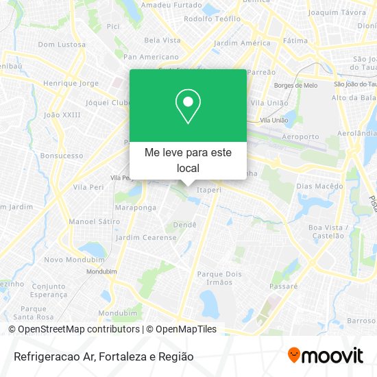 Refrigeracao Ar mapa