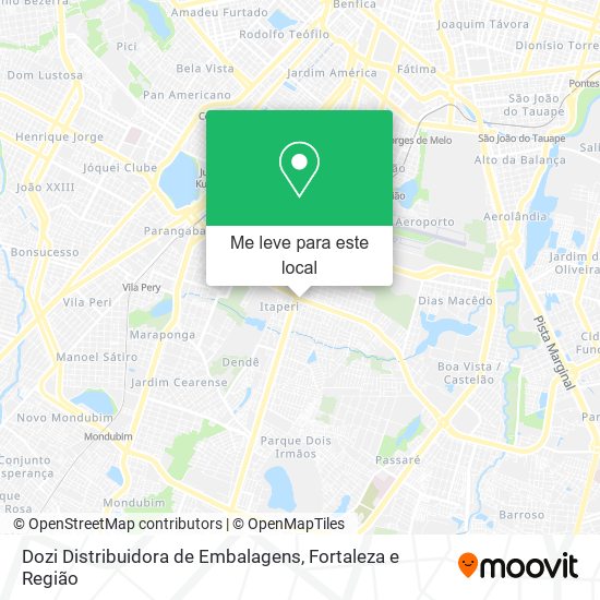 Dozi Distribuidora de Embalagens mapa