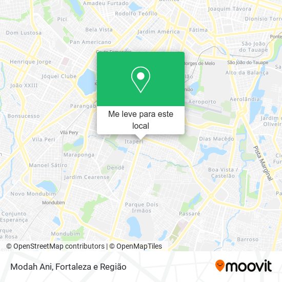 Modah Ani mapa