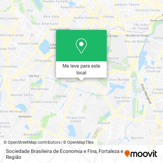Sociedade Brasileira de Economia e Fina mapa