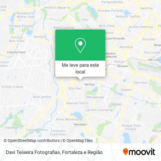 Davi Teixeira Fotografias mapa