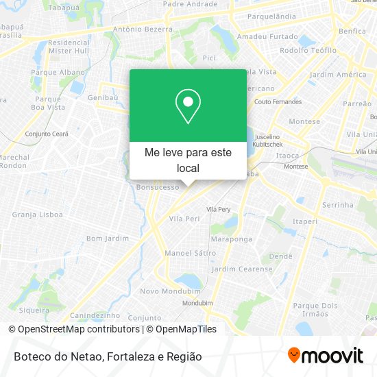 Boteco do Netao mapa