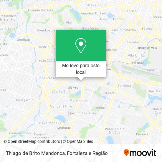 Thiago de Brito Mendonca mapa