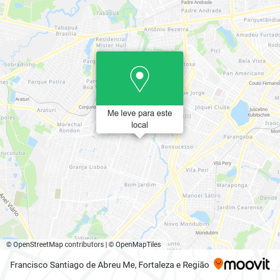 Francisco Santiago de Abreu Me mapa