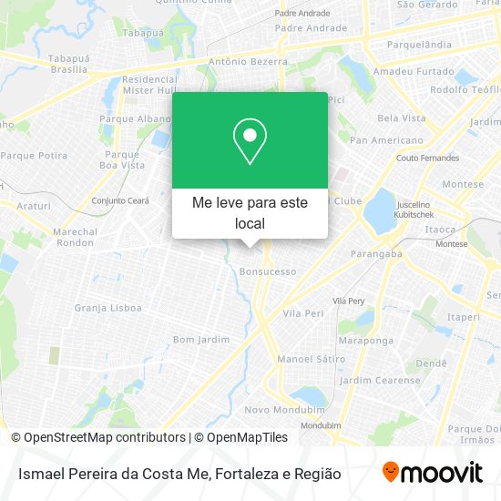 Ismael Pereira da Costa Me mapa