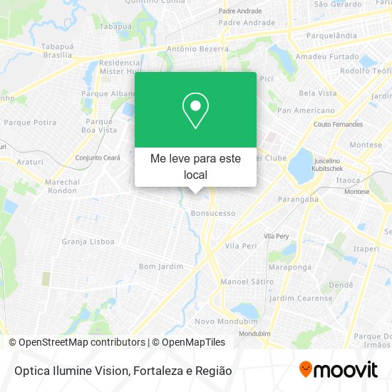 Optica Ilumine Vision mapa