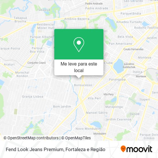 Fend Look Jeans Premium mapa