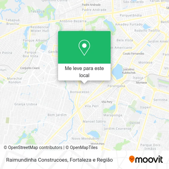 Raimundinha Construcoes mapa