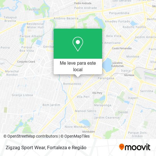Zigzag Sport Wear mapa