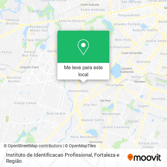 Instituto de Identificacao Profissional mapa