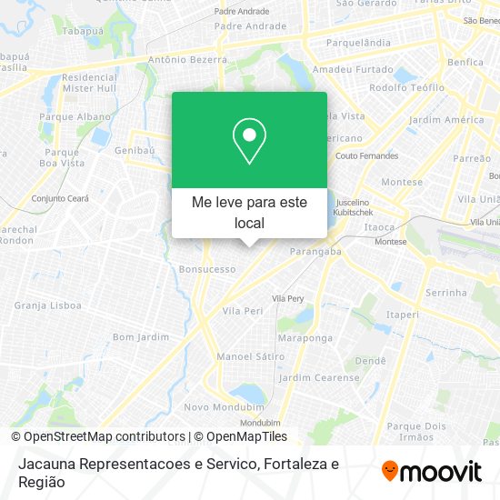 Jacauna Representacoes e Servico mapa