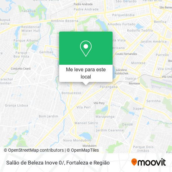 Salão de Beleza Inove 0/ mapa