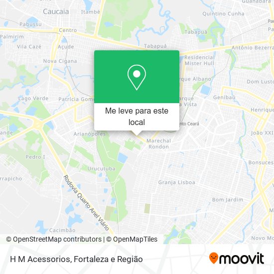H M Acessorios mapa