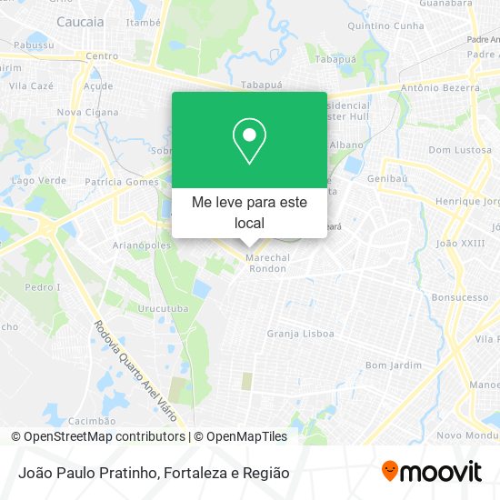 João Paulo Pratinho mapa