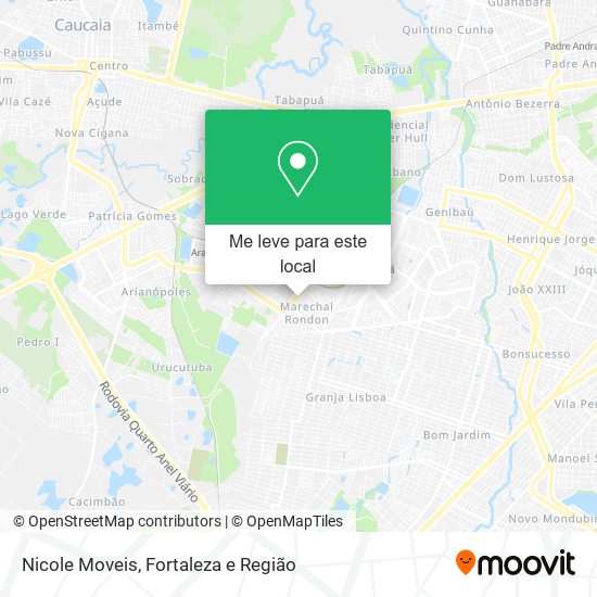 Nicole Moveis mapa