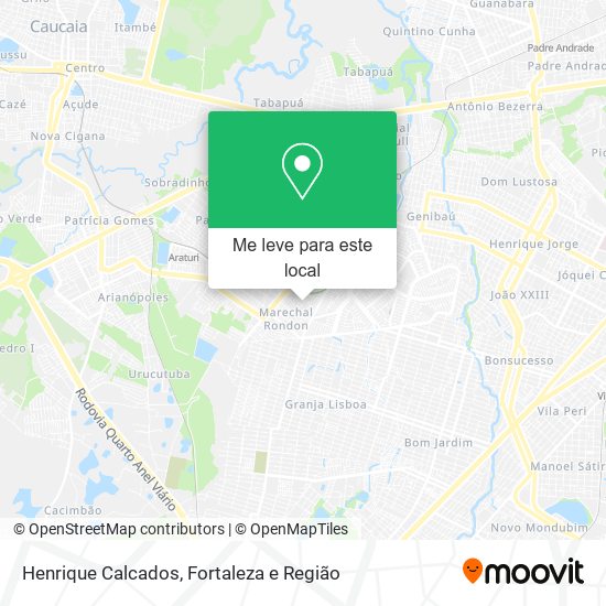 Henrique Calcados mapa