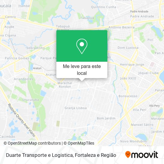 Duarte Transporte e Logistica mapa