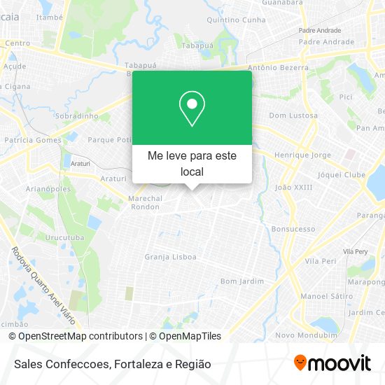 Sales Confeccoes mapa