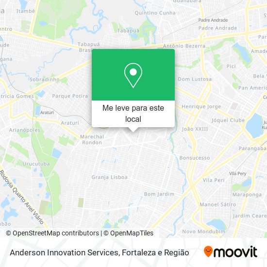 Anderson Innovation Services mapa