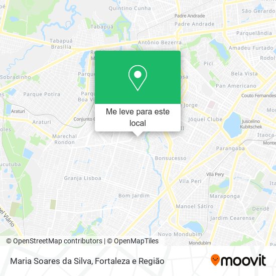 Maria Soares da Silva mapa