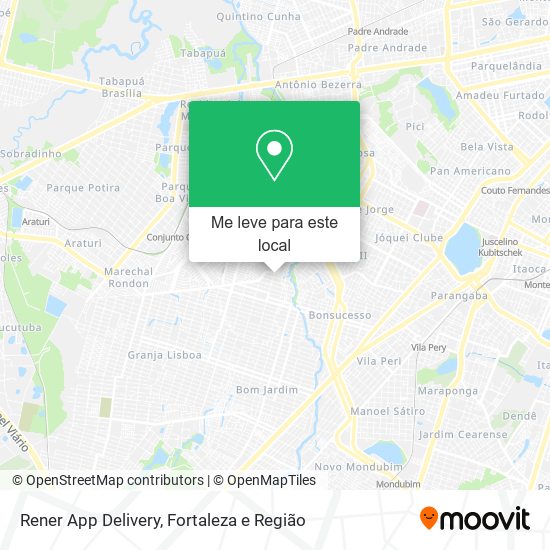 Rener App Delivery mapa