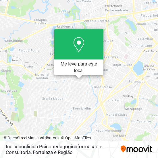 Inclusaoclinica Psicopedagogicaformacao e Consultoria mapa