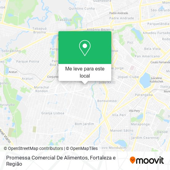 Promessa Comercial De Alimentos mapa