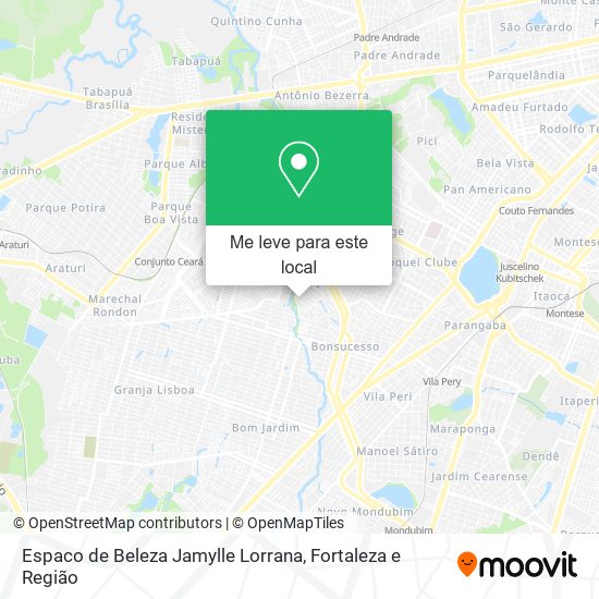Espaco de Beleza Jamylle Lorrana mapa