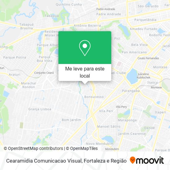 Cearamidia Comunicacao Visual mapa