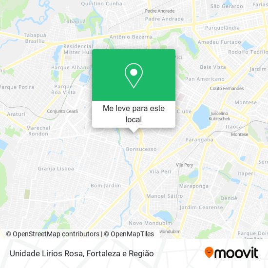 Unidade Lirios Rosa mapa