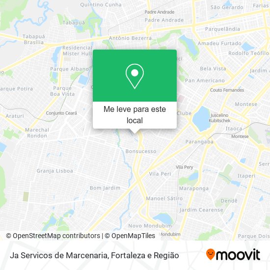 Ja Servicos de Marcenaria mapa