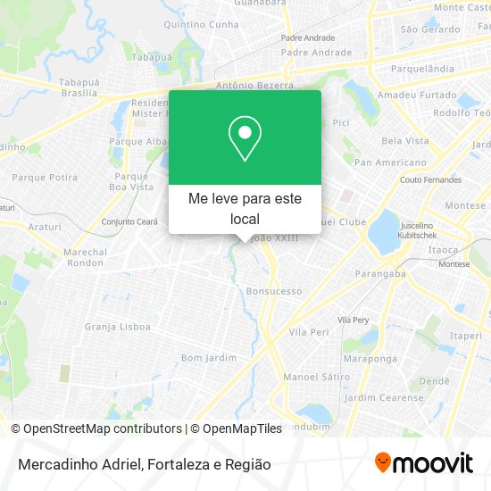 Mercadinho Adriel mapa