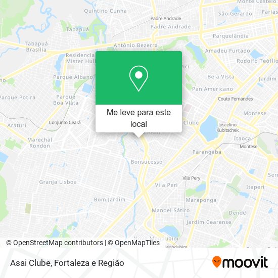 Asai Clube mapa