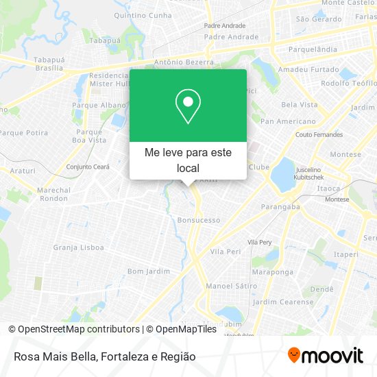Rosa Mais Bella mapa